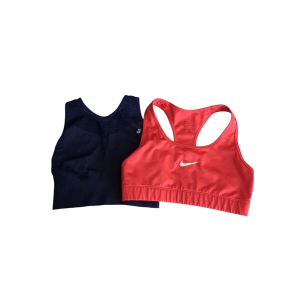 2 SPORTS BRAS (Nike, New Balance) WOMENS SIZE Small - Picture 1 of 10